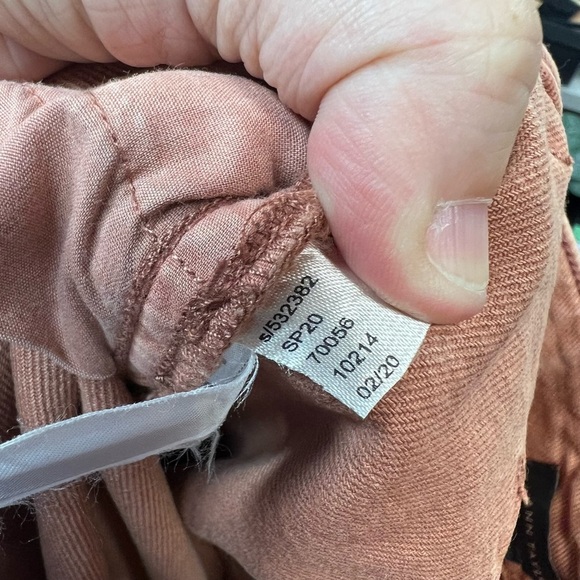 Ann Taylor wide leg red chutney pant SZ 10T - Picture 5 of 5